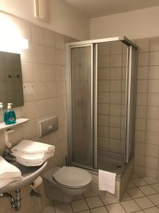 Ένα μπάνιο στο Hotel Rosengarten