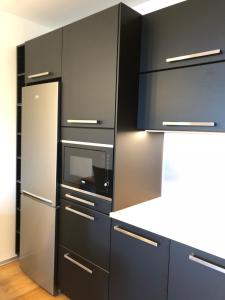 Kuchyňa alebo kuchynka v ubytovaní Apartmán Jestřáb