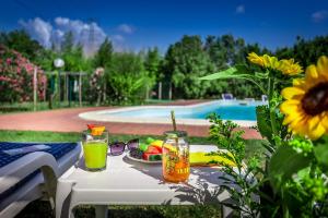 Swimmingpoolen hos eller tæt på Locanda il Fornello