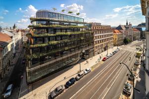 Výhľad na mesto Praha alebo výhľad na mesto priamo z apartmánu
