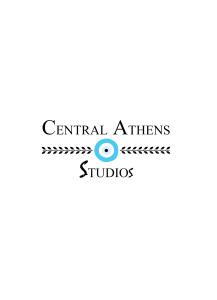 un logotipo para los estudios de estudiantes del centro de Atenas en Central Athens Studios en Atenas
