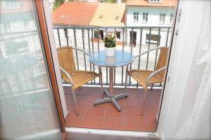 Balkón alebo terasa v ubytovaní Apartment Husova