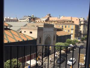 Výhľad na mesto Malaga alebo výhľad na mesto priamo z hotela