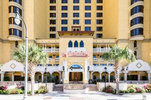 una representación de la fachada de un hotel en Anderson Ocean Club and Spa by Oceana Resorts, en Myrtle Beach