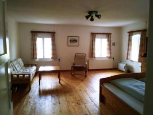 Postel nebo postele na pokoji v ubytování Ferienhaus Herrnbauer