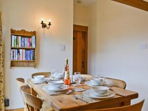 A restaurant or other place to eat at Monks Barn 