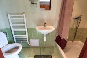 A bathroom at Apartmánový dom RED