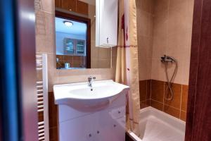 A bathroom at Apartmánový dom RED