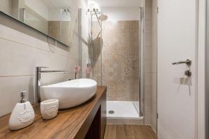 Kúpeľňa v ubytovaní Vintage house al pozzo
