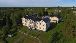 Pohľad z vtáčej perspektívy na ubytovanie Filipsborg, the Arctic Mansion