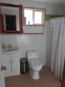 Koupelna v ubytování Donde Lupe