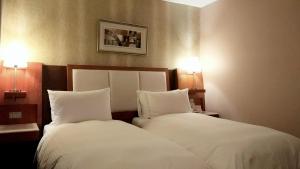 Postel nebo postele na pokoji v ubytování Elegance Hotel