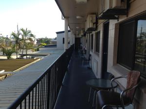 a view from a balcony of a building at The Metropolitan Hotel in Mackay