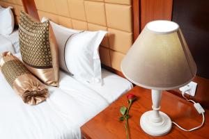 Marigold Hotel客房内的一张或多张床位