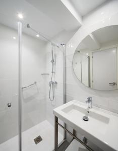 Koupelna v ubytování Hotel Foners