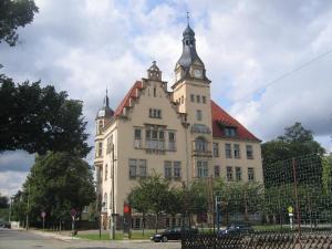 Das Gebäude in dem sich die Ferienwohnung befindet