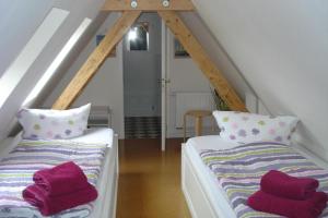 Ένα ή περισσότερα κρεβάτια σε δωμάτιο στο Austernperle