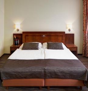 Postel nebo postele na pokoji v ubytování Luxury Family Hotel Bílá Labuť
