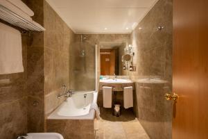 Koupelna v ubytování Hotel Praga