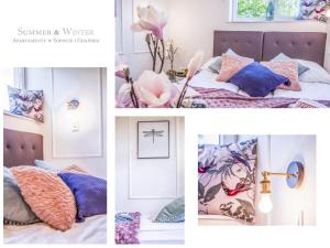 Posteľ alebo postele v izbe v ubytovaní Family Luxury Pure Old Town Apartament 1-8, 2 sypialnie i salon, parking pub, 60m2