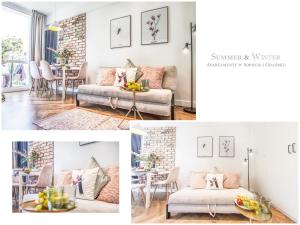 Posedenie v ubytovaní Family Luxury Pure Old Town Apartament 1-8, 2 sypialnie i salon, parking pub, 60m2