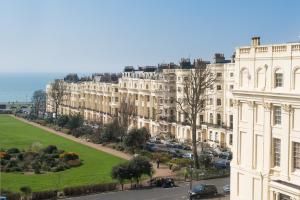 a view of a city with buildings and a park at Sea View Maisonette by MyHolidayLet in Brighton & Hove