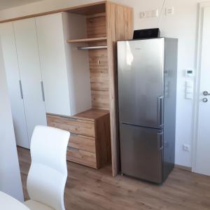 Kuchyň nebo kuchyňský kout v ubytování Ferienwohnung Weigert