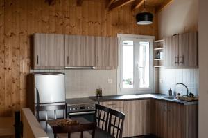 Kuchyňa alebo kuchynka v ubytovaní Luxury Loft Lefkas