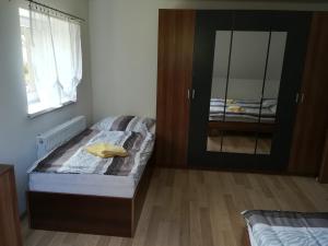 Postel nebo postele na pokoji v ubytování Pod Stříbrnkou