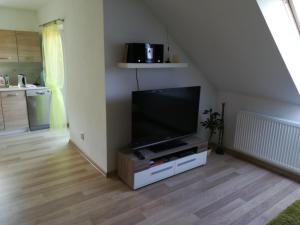 TV a/nebo společenská místnost v ubytování Pod Stříbrnkou
