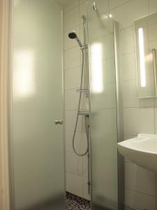 Koupelna v ubytování Laponia Hotell & Konferens