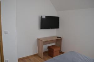 TV a/nebo společenská místnost v ubytování Penzion Nad Oborou
