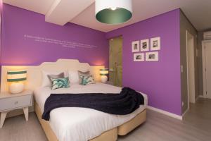 Letto o letti in una camera di Chic Studios