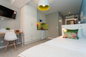 Letto o letti in una camera di Chic Studios
