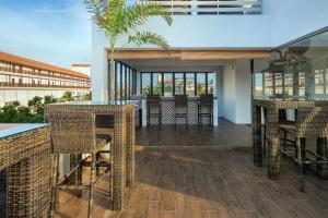 Balkon oz. terasa v nastanitvi KAI Hikkaduwa
