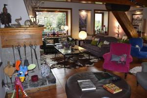Ruang duduk di Mauberme Mountain Boutique Hotel