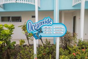 a sign in front of a house at Bay Gardens Marina Haven in Gros Islet