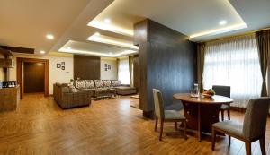Posezení v ubytování Hotel ARJUNAA