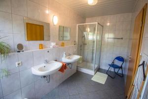Koupelna v ubytování Steinhof + 10 fotografií