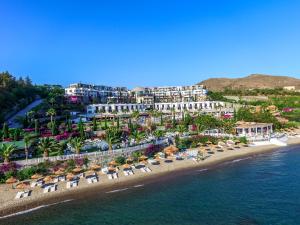 an aerial view of a resort on the beach at Sianji Well-Being Resort in Turgutreis