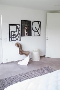 Posezení v ubytování Einzigartiges Loft von Loftalive