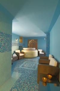 Posezení v ubytování Karavla Private Villa