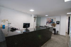
The lobby or reception area at Trópico Praia Hotel
