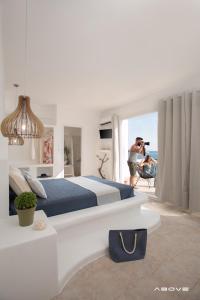 Letto o letti in una camera di Manios Suites