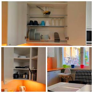 Spacious apartment DIANA in Helsinki city centerにあるキッチンまたは簡易キッチン