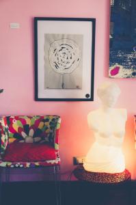 Posezení v ubytování Suite D'Autore Art Design Gallery