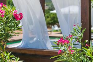 A garden outside Hotel Turixant