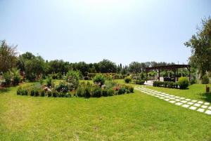 A garden outside Dallas Hotel