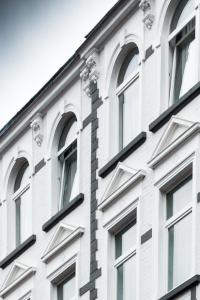 Das Gebäude in dem sich das Aparthotel befindet