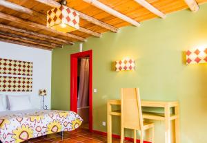 Cama ou camas em um quarto em Casa Da Padeira - Turismo Rural